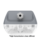 Grandlux Commercial LED vandal proof - Side View Clear Diffuser - SAL Commercial