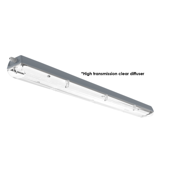 Clear diffuser - Grandlux Commercial LED vandal proof - SAL Commercial