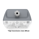 Grandlux Commercial LED vandal proof - Side View Clear Diffuser - SAL Commercial