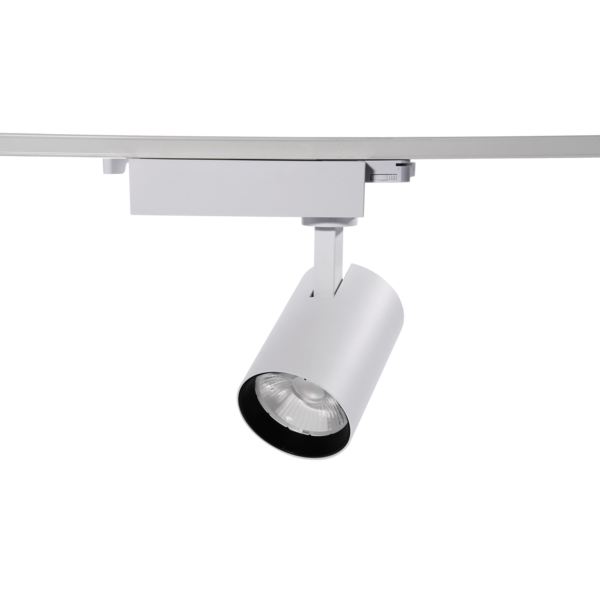 Marbella three circuit LED track luminaire - commercial LED architectural lighting