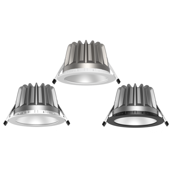 Milano downlight trim options - Commercial LED downlight