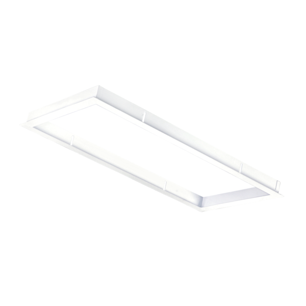 Surround for plaster mounting platinum troffer range 