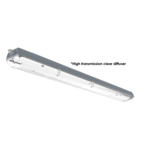 Clear diffuser - Grandlux Commercial LED vandal proof - SAL Commercial