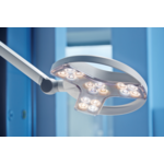 Lamp head detail - anti-microbial examination lighting coolview CLED23  | © SAL Commercial Pty Ltd 